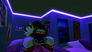 demon sneaks quickie sex with shark girl in roblox furry world
