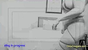 Bbw redhead kate facuett bounces big tits on small cock.