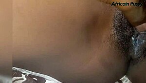 Fingering Deep Inside Dirty African Pussy With Juicy Wet Close-Up View