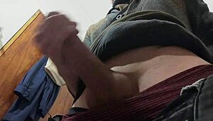 Hey Can You Hear Me Masturbating With Big Cock In The Bathroom?!