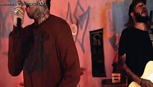 daddy's huge black cock fucks mommy's tight pussy while father-in-law watches