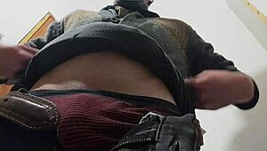 Hey Can You Hear Me Masturbating With Big Cock In The Bathroom?!