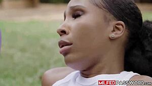 oh god ebony milf olivia jayy workout got me so hard i need her pussy nowww