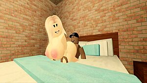 whoa, monster bbc pounds roblox sluts hard in part one!