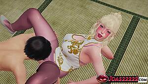 oh man check out this wet elf syndra in 3d hentai getting her big ass spanked red close-up pussy licked fingered till she squirts