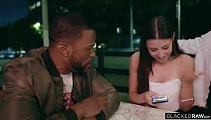 Kylie Rocket, the tiny 18+ smokeshow brunette, gets bent over and double-teamed by two huge black cocks in every position