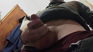Hey Can You Hear Me Masturbating With Big Cock In The Bathroom?!
