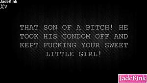 Damn sneaky cheater yanks off condom mid thrust!