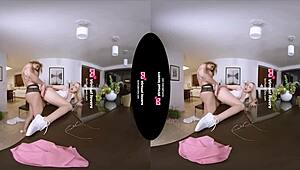 tsvirtuallovers has her maid bent over for shemale doggystyle bareback pounding