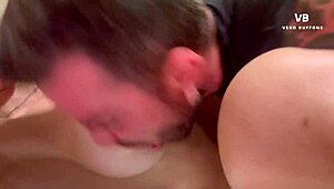 hubby's tall redhead latina friend sneaks in bedroom fucks my long hair ass while others eat asado