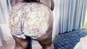 Jaidyn Venus' Huge BBW Ass Sundae Worship!