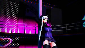 HK416 squats erotically in steamy MMD dance video