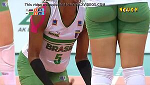 voyeur spies brazilian u20 volleyball babes beach bodies