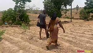 innocent stroll turns into steamy outdoor babe pounding by the river