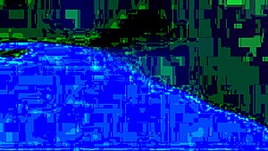 Skinny brunette with small waist rides old muscular guy's monster cock moaning wildly to sensual music.