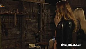 Hey Slave, Feel Madame's Fingers Deep In Your Bound Lesbian Pussy Now!