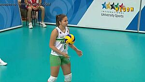 voyeur spies brazilian u20 volleyball babes beach bodies