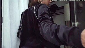 Chica cachonda begs for cocks on street in dirty interracial doggystyle