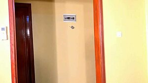 Busty Black Babe Post-Bath Cock Craving Workout