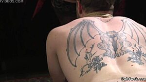 busty dom whips naked male! ⛓️🔥