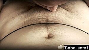 Stepsis catches me stroking my huge load mid jerk