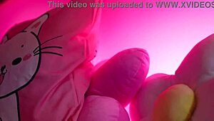 kali godesss tiny teen takes her first double penetration from three monster cocks