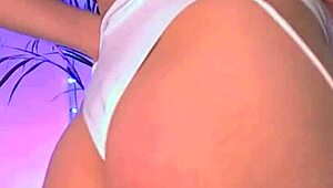 latina babe shakes big ass tits screams old cuckold fuck