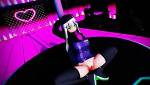 HK416 squats erotically in steamy MMD dance video