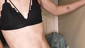 Petite Teen Slut Rides Huge Dildo Hard Moaning Squirting Juicy Pussy Tight Small Tits Wet Orgasm