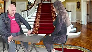 Big Ass Shakes in Strip Game Tease with Agarabas