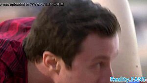 Busty Milf Gets Slammed Hard in Outdoor Reality Fuck Fest