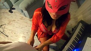 Milfycalla's Fetish Blowjobs Spill Cum on Big Ass Latina Slut Shorts