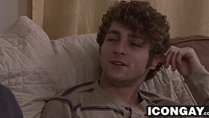 daddy rams his monster cock deep in my tight twink ass