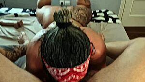 Wow! Danaxmuscles Busts Her Limits Deepthroating Monster Cock Hard!