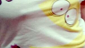 Aurora estelar bares her huge milf tits for huntr666