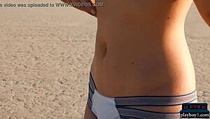 hot big natural tits teen willa prescott strips outdoors... damn those curves!!