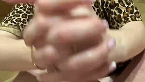 Ever seen a penis swell huge from oily massage and hot masturbation?