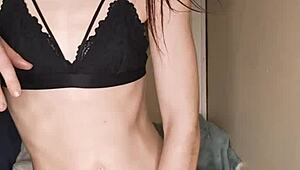 Petite Teen Slut Rides Huge Dildo Hard Moaning Squirting Juicy Pussy Tight Small Tits Wet Orgasm