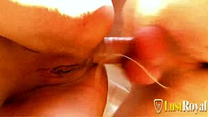 French brunette bends over outdoors craving anal penetration