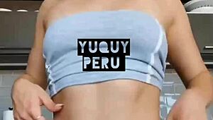 Peruvian girl steps up for a casual casting interview