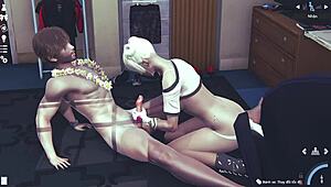 boyfriend gets raw blowjob handjob massage to satisfy his throbbing cock