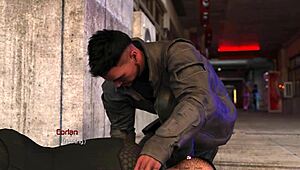 corlan plays inception with shaved pussy close-ups and blowjob twists