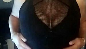 angelg and kuzz tease playfully in lingerie before work starts