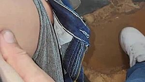 i love it when he shoots cum right in my panties then pulls them up tight