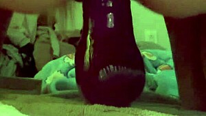 italian artemisia love stretches milf ass with dildo in slow mo solo