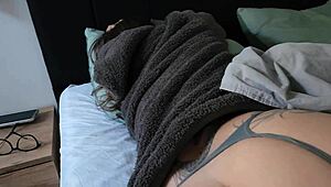 Step sister wakes with huge cock stuffed in tight pussy