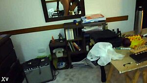 this argentinian latina brunette with big tits gives sloppy blowjob handjob and masturbates