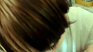 Deepthroat leads straight to cum eating finale