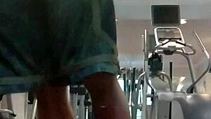 21yo cutie works out with daddy in dorm homemade fitness fun 💪😏