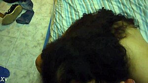 this argentinian latina brunette with big tits gives sloppy blowjob handjob and masturbates